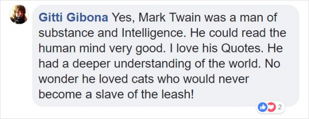 15-Some people think it was perfectly 'on-brand' for him to love cats